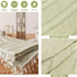 Ajerg 20x57inch Coffee Table Cloth, Sage Green Coffee Table for Living Room Tablecloth Cover with Pockets & Tassel