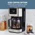 Programmable 6 12-Cup, West Bend Drip Coffee Maker Brews Hot or Iced, with Brew Strength Selector Auto Shut-Off