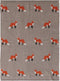 Creative Co-Op Cotton Knit Baby Blanket with Fox Print, Multicolor