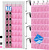 over the door shoe organizer,2025 upgraded,35 Huge pockets,over door shoe organizer,Store size