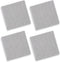 Cackleberry Home Black and White Ticking Stripe Woven Cotton Fabric Napkins, 18 Inches Square, Set of 4