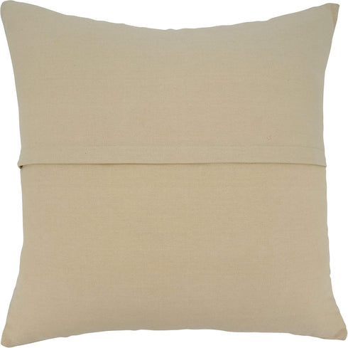 SARO LIFESTYLE Rhiannon Collection Knotted Line Design Pillow Cover, 22", Light Blue