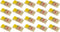 Wooden Snap Mouse Trap, Spring Action with Expanded Cheese Shaped Trigger, 20 Pack