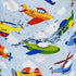 SELIONLIKN 18.9" 16.5" Cartoon Plane Laundry Hamper Foldable With Handles Colorful Tote Bag Universal Oxford Cloth