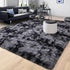 Tepook Soft Fluffy Area Rug, Modern Shaggy 3x5 Fuzzy Rug for Bedroom, Non-Slip Dark Grey Indoor Nursery Decor