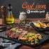 Reversible Pre-Seasoned Cast Iron Griddle Plate | 1-Piece 16.50 Inch Grill Pan for Gas Stovetop & Oven Use