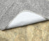 Garland Rug 3 Set Set Serendipity Platinum Gray Piece (Toilet Cover, Contour Rug, Bath Rug) Shaggy Nylon Washable