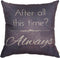 Retro Vintage Motivational Sign - After All This Time Always Inspirational Quote Throw Pillow Case (Gray Brown, 18" x