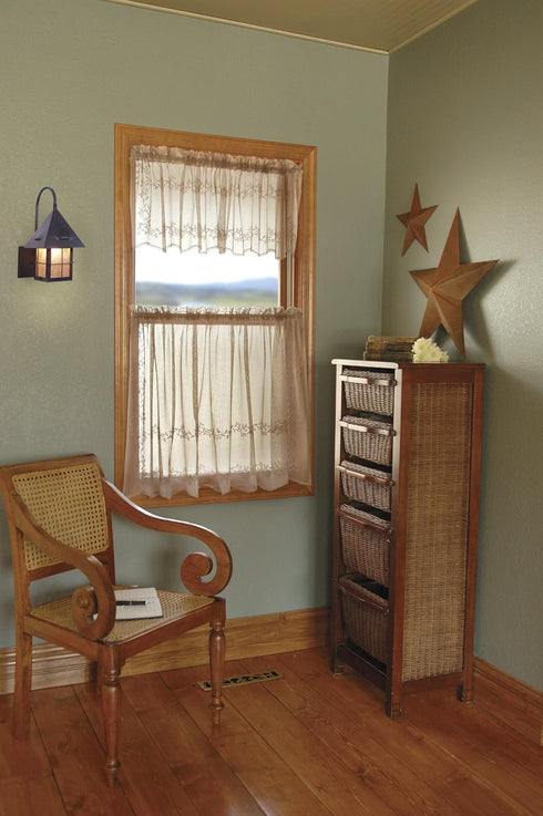 Heritage Lace Sheer Divine Valance, Ecru, 60 by 16-Inch