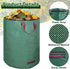 72 3 Packs Dntorx Gallons Reusable Yard Waste Bags, Lawn and Leaf Bags With Reinforced Handles, Collapsible Garden bag