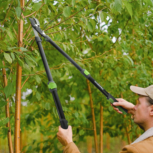 WORKPRO Extendable Anvil Lopper, 25-37" Branch Cutter, 1.6" Cutting Capacity, Heavy Duty Garden Tree Trimmer