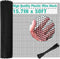 Miuwauer Plastic Mesh Fence Sheet 15.7IN x 50FT - 0.3IN Opening Plastic Chicken