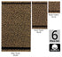 6 Set 100% 2 2 2 Set COTTON CRAFT Piece Towel - Animal Print Leopard Cheetah Africa Safari Cotton Jacquard Bath Towel