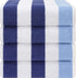 30x60 inch 4 American Soft Linen Cabana Striped Beach Towels, Piece Oversize Pool Towels, Quick Drying Sand Free Swim