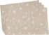 SARO LIFESTYLE 7352.N1319B Snowfall Collection Christmas Placemats with Snowflake Design, Set of 4, 13" x 19"