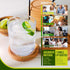 12 Set Cork Coasters with Lip for Drinks, 4 Inch Thick Rustic Saucer with Metal Holder, Heat & Water Resistant