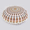 Indian Consigners Floor Cushion Covers 22" Round Mandala Ombre Zipped Ottoman Cover