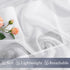 NICETOWN White Sheer Curtains, 63 inch Length for Bedroom, 2 Pieces, 60" W, Rod Pocket Translucent Voile
