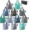 BeeGreen Reusable Grocery Bags Lightweight Durable Shopping Bags Washable Foldable 12 Pack Xlarge