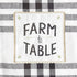 DII Home Sweet Farmhouse Kitchen Collection, Dishtowel Set, 18x28, Black, 4 Count