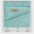 Feather & Stitch 2 Piece Bath Mats (30x21 Inch), 100% Cotton Terry, Non-Slip Soft Absorbent Washable Mats - Sea Foam