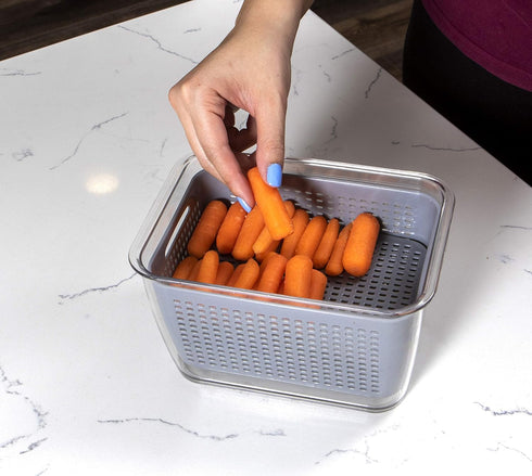 Kitchen Spaces Colander Bin, Medium, Gray - Model 1465A6-AMZ