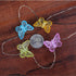 8 21.1ft 40 Butterfly String Lights,Twinkle Lights Lighting Mode Waterproof LED USB Plug in with Remote Control
