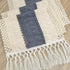 Summer 48 Inches yuboo Boho Macrame Dresser Runner, Navy Blue Coffee Table Runner Short, Rustic Coastal Table Runner