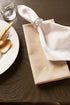 DII Holiday Dining Table Linen Napkin Set - Sparkle Metallic Kitchen Décor, 20x20, Gold Metallic Stripe, 6 Piece