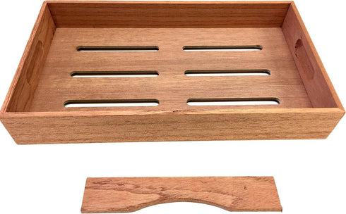 F.e.s.s. Fess Storage Versatility Cedar Tray - with Adjustable Divider