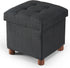 BRIAN & DANY Small Ottoman with Storage, Small Storage Ottoman, Folding Foot