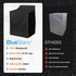 BlueStars 2PCS Premium Washing Machine Covers for Top-load Outdoor Protection W29”x D28”x H43” (Black)