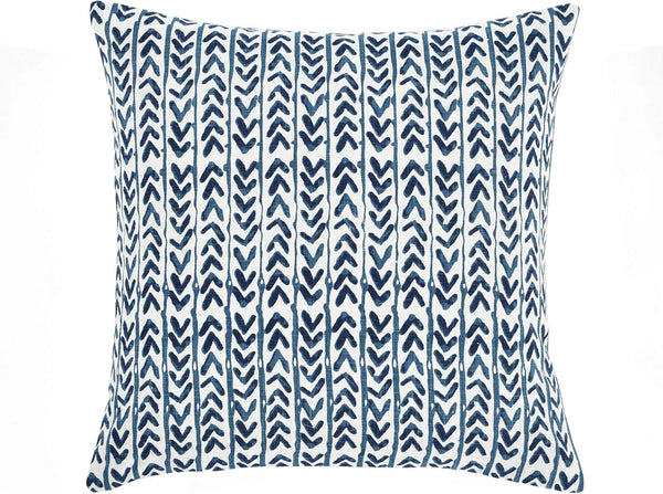 Lush Decor Yani Decorative Throw Pillow Cover, 20" W x 20" L, Navy Square Pillow Cover for Bed, Couch, Chair