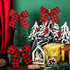 WILLBOND 12 Pieces Buffalo Plaid Bows, Decorative Velvet Bows for Wreaths and Valentine Day Gift Wrap