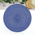 SHACOS Round Braided Placemats, 15 inch Set of 6 Washable Kitchen Table Placemats for Home Wedding Party