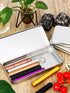 3 Pack Metal Tin Box with Lid, Rectangular Tins with Hinged Lid for Storage of Jewelry, Candies, and Crafts
