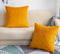 TangDepot Set of 2 Soft Plush Velvet Big Striped Corduroy Decorative Throw Pillow Covers, Euro Shams (24"x24" 2 Pieces,
