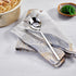 KEAWELL Premium Korean Soup Spoons, Set of 4, 18/10 Stainless Steel, Dishwasher Safe (Plain)