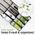 Spice Drawer Organizer - 3 Tier Kitchen Spice Rack Organizer for Drawer, Non-Skid Storage Tray