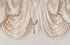 GOHD Valarie Fancy Window Valance, 54 x 18, Taffeta Fabric with Soft Satin Swag, Coffee
