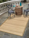 Unique Loom Outdoor Border Collection Area Rug, 2' 2" x 3' 1" Rectangle, Beige/Brown Lines