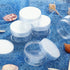 SATINIOR 6 Pack 4 oz Plastic Jars with Lids, Refillable Leakproof Round Empty Jars for Travel & Kitchen