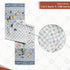Maison d' Hermine 100% Cotton Table Runner, 108 inches Long, Double Layer Decorative for Home Kitchen Dining (Faience,