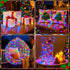 16FT 50 8 LED Fairy Lights Battery Operated with Timer, Modes USB Mini Twinkle Light, Small String Lights for Christmas