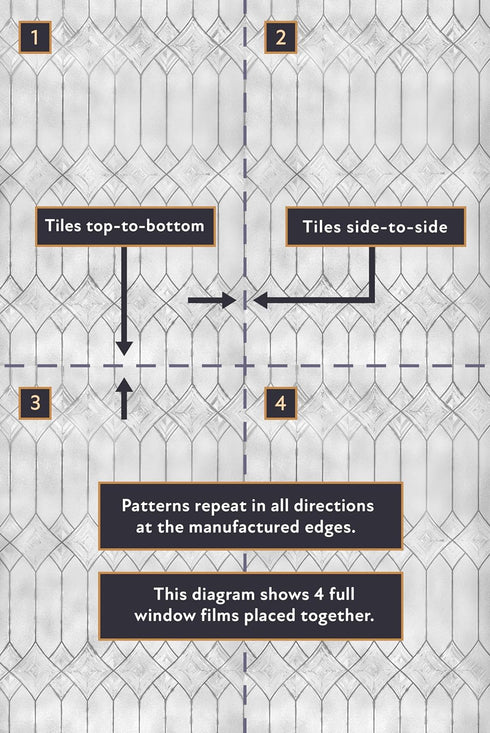 Artscape Star Magnolia Window Privacy Film, Stained Glass Pattern, Non-Adhesive & UV Protection, 24 x 36 inches
