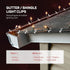 SEWANTA Christmas Light Clips - Set of 200 Mini Clips for Gutters and Shingles, Hanging Outdoor Lights