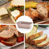 HONGBAKE Mini Loaf Pan for Baking Bread, Nonstick Small Banana Bread Tins Set of 3, 6 x 3.3 x 2 In - Rose Gold