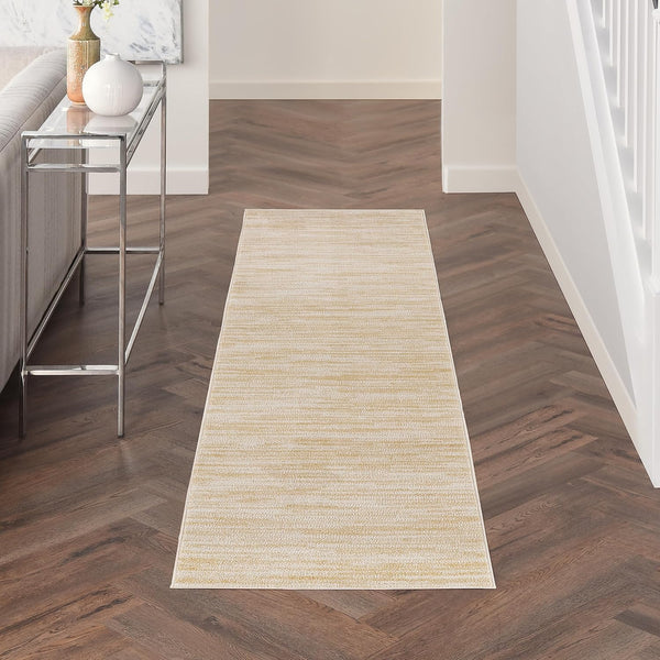 Nourison Home Nourison Essentials Ivory Gold 2'2" x 10' Area Rug -