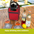 4 Meori Collapsible Drink Tote Bag, Bottle Bag, Tear-Resistant Reusable Drink Carrier, Foldable Portable Carrier, Gift
