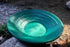 SE 14 Inch Gold Panning Pan, Single Green with Three Riffles for Prospecting